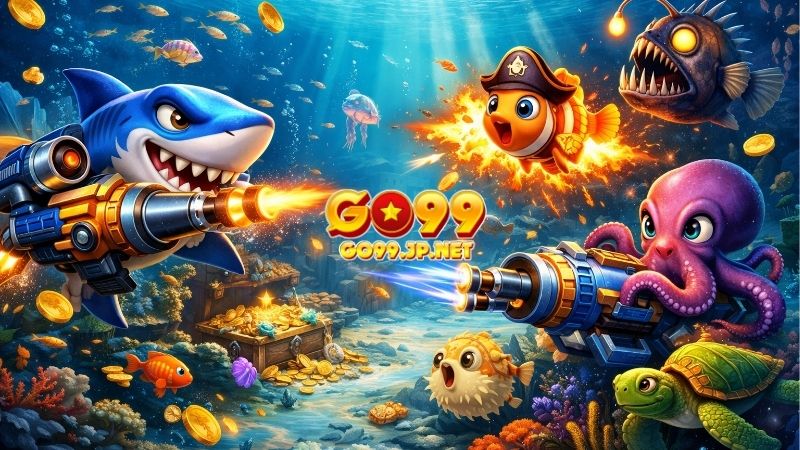 Bắn cá GO99 - Trải nghiệm săn thưởng đại dương kịch tính 1 ban-ca-go99